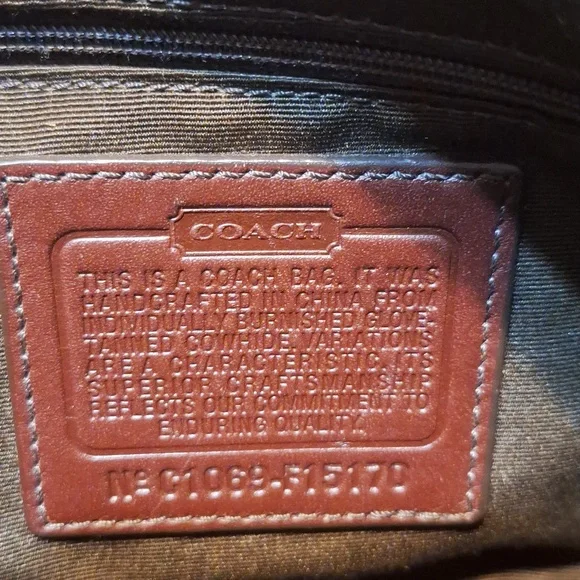 COACH VINTAGE LEGACY TAN SHOULDER CROSSBODY BAG C1069-F15170 - Picture 14 of 16